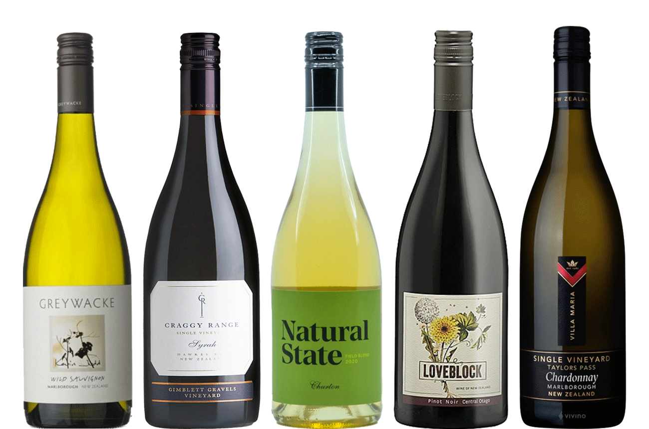a line up of some of the best new zealand wines