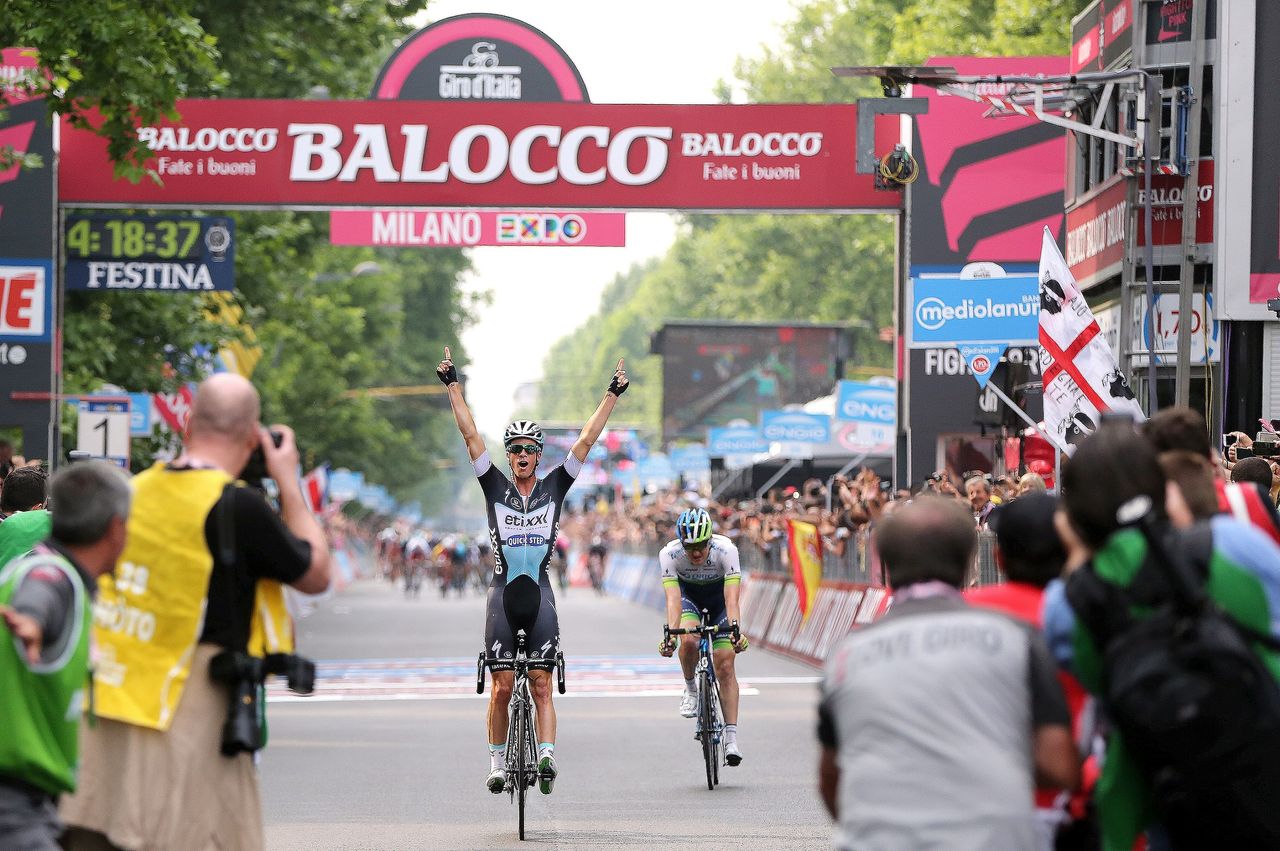 Iljo Keisse claimed a rare breakaway win on the final stage of the 2015 Giro d'Italia