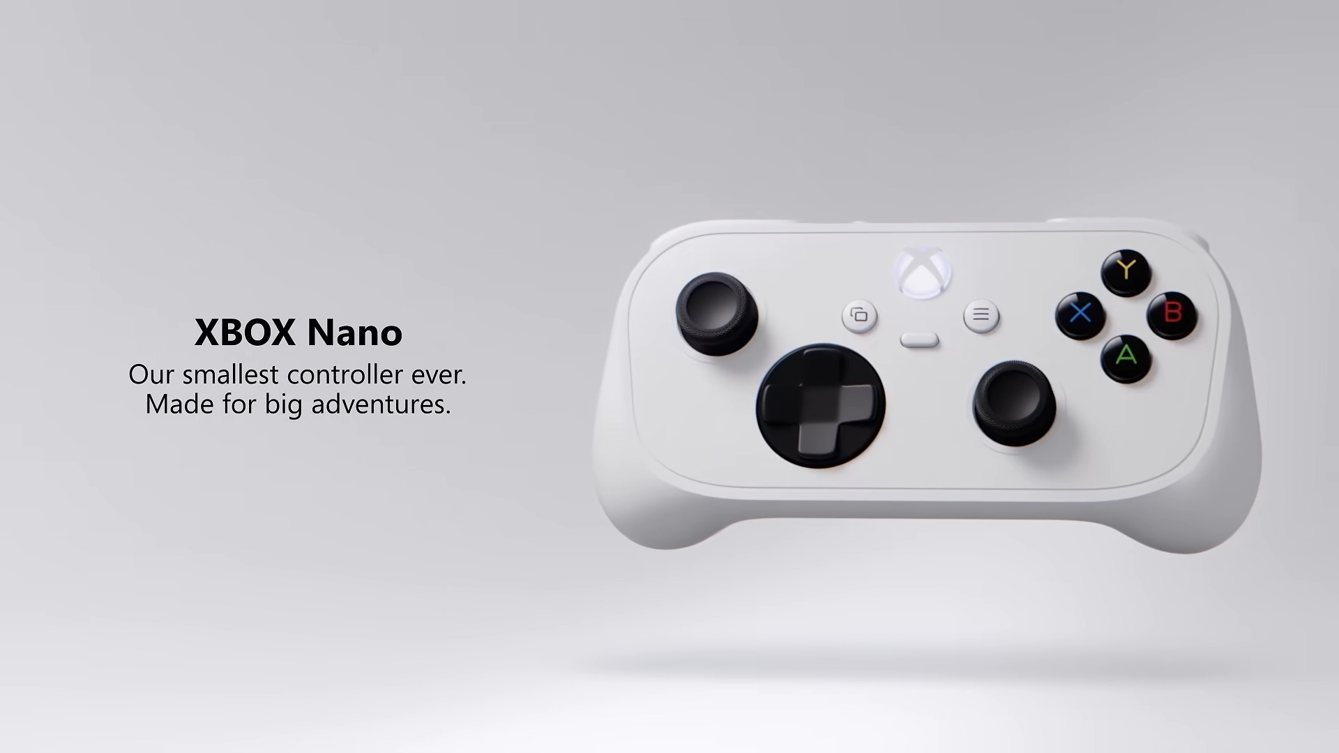 A reveal image for the Xbox Nano Controller