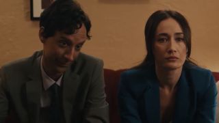 Danny Pudi and Maggie Q in The Argument