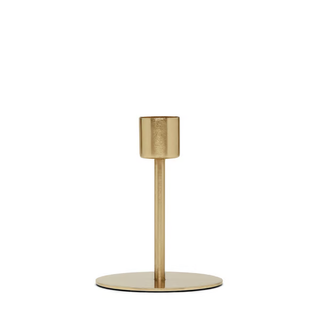 Gold candle holder