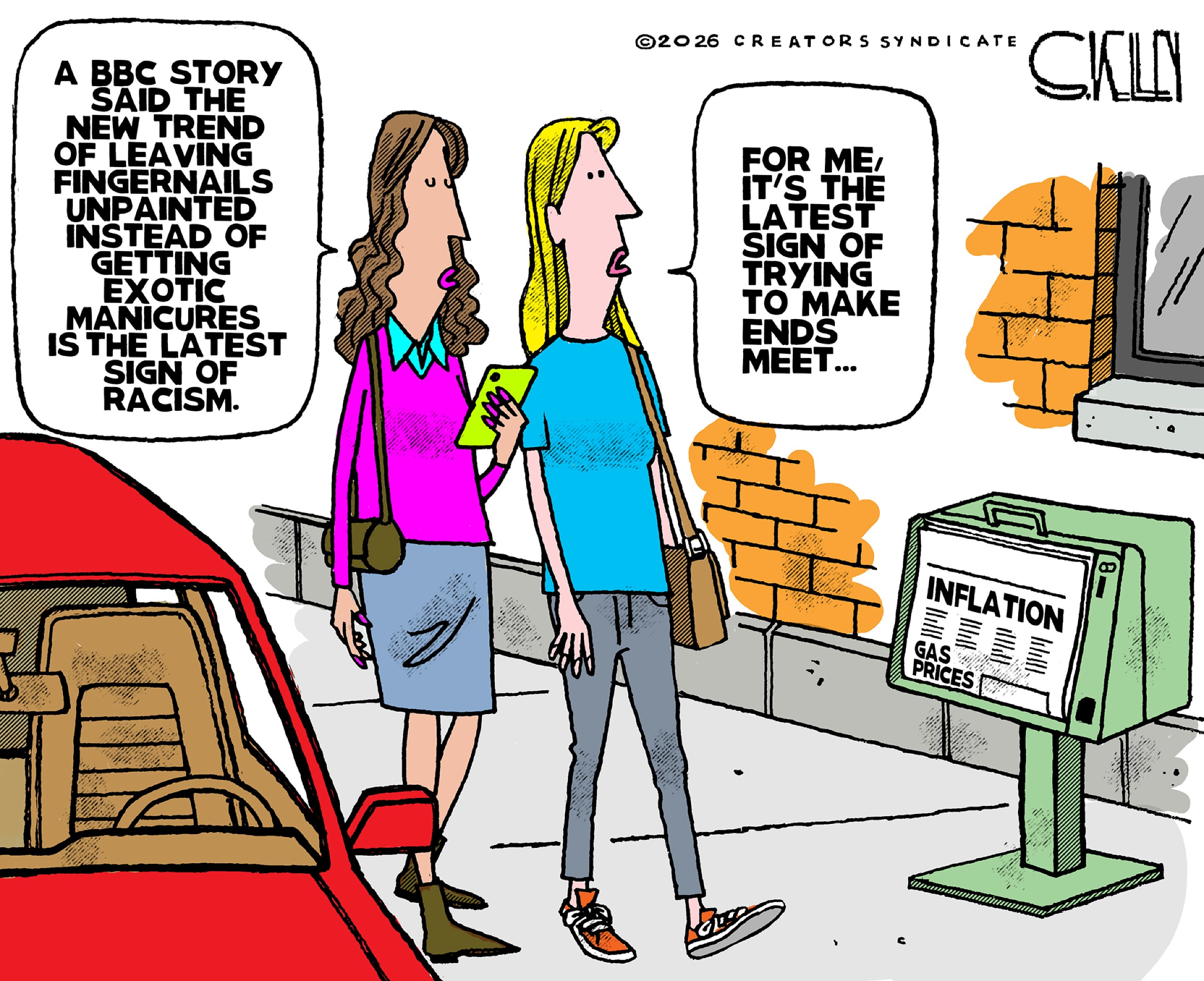 Political cartoon