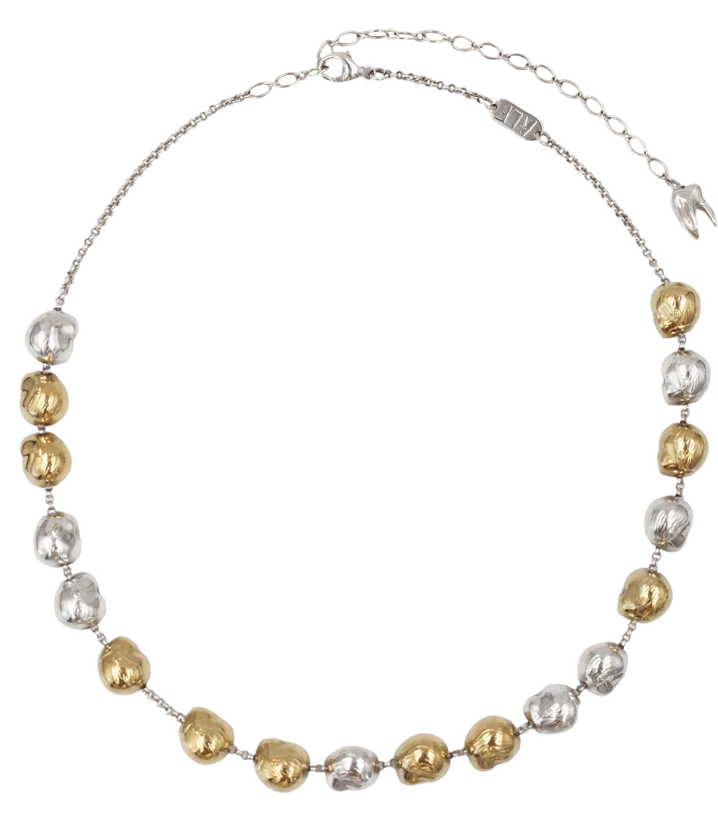 Alix Ferracci baby heads necklace