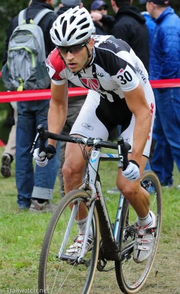 Adam Morka (Trek Canada) looked solid on the course today