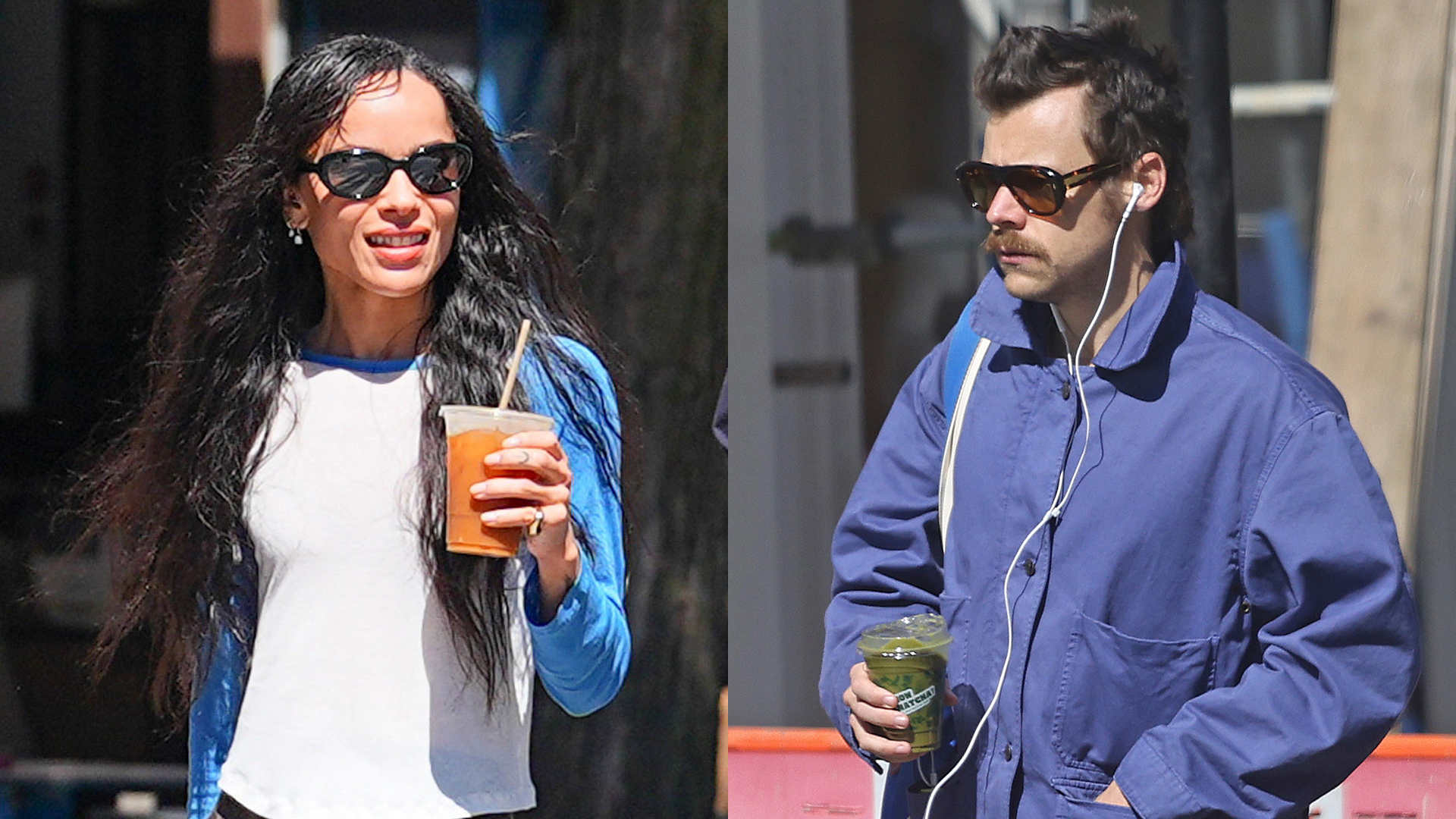 Zoe Kravitz and Harry Styles