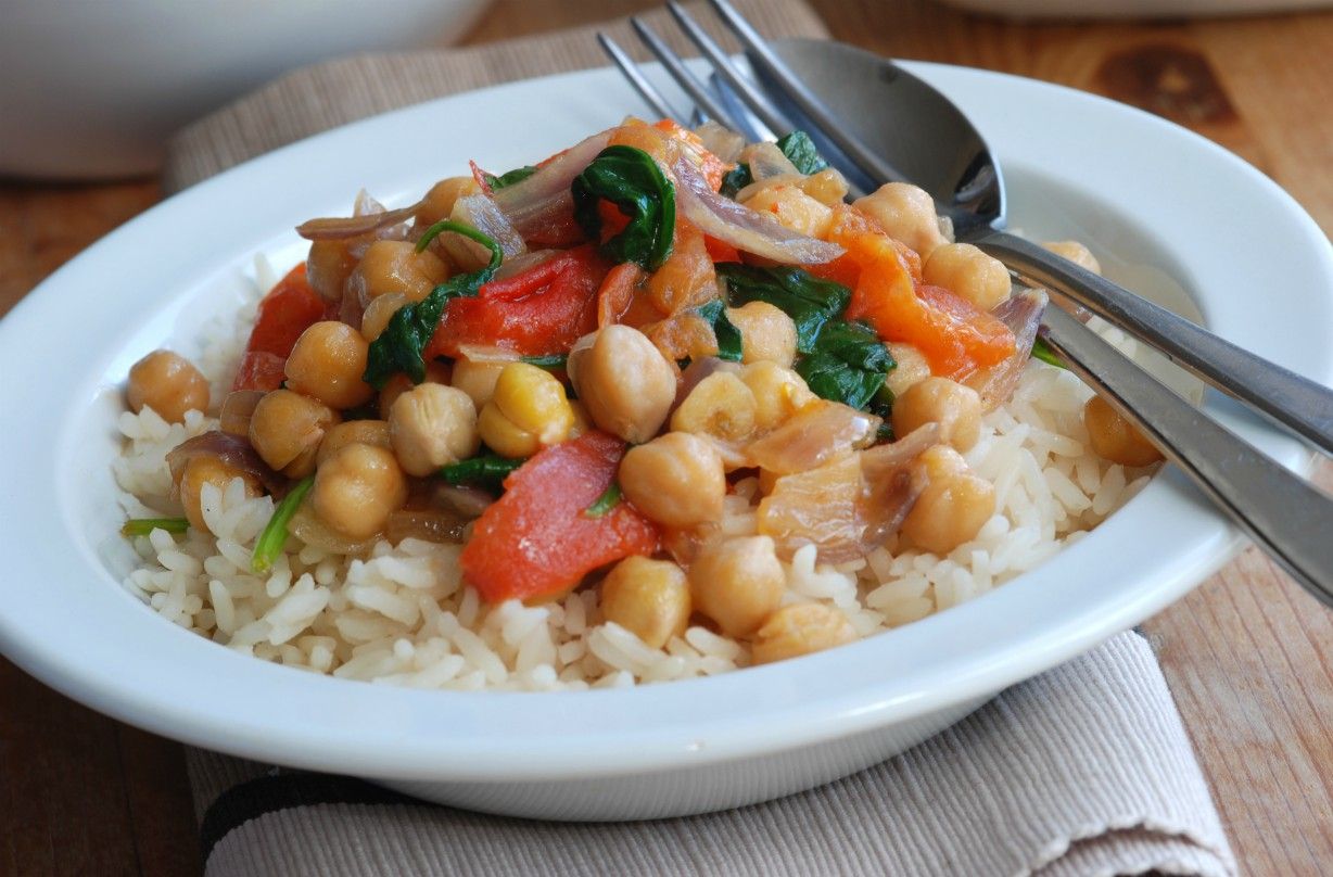 Vegetarian curry with tofu