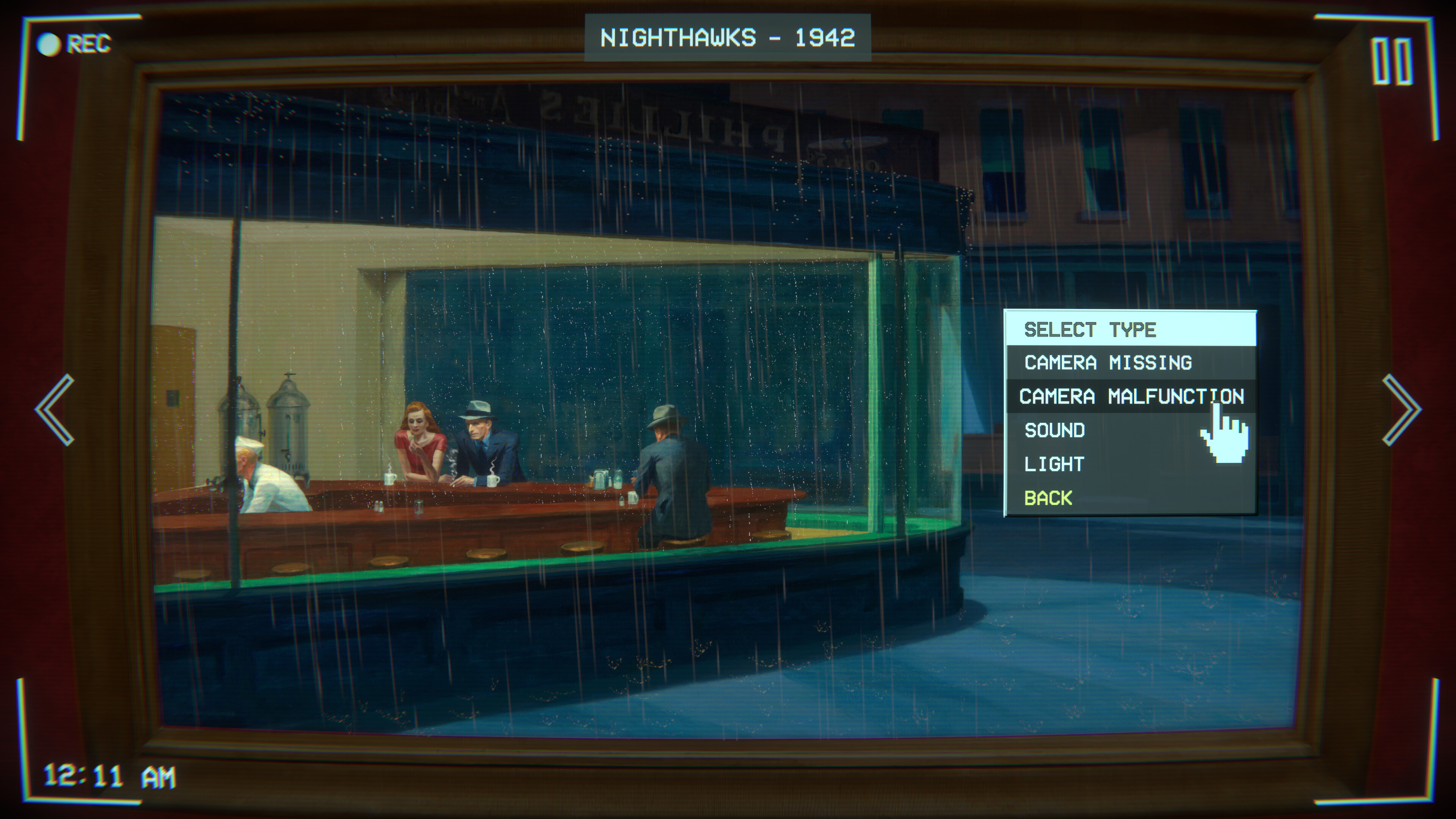 stills from Please Please Mind the Artwork game
