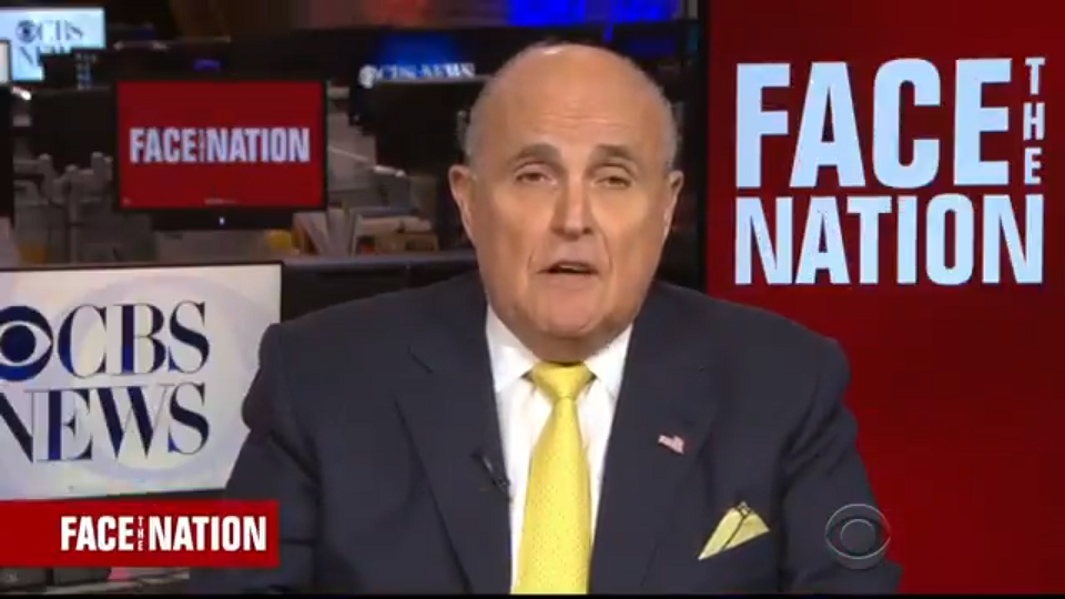 Rudy Giuliani on CBS