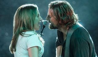 Lady Gaga as Ally and Bradley Cooper as Jackson Maine in A star is Born