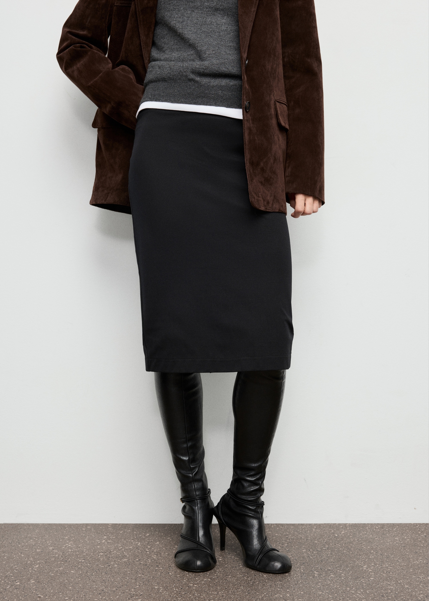 Midi Pencil Skirt - Women | Mango United Kingdom