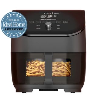 Instant Vortex Plus Air Fryer with chips and IH approved logo