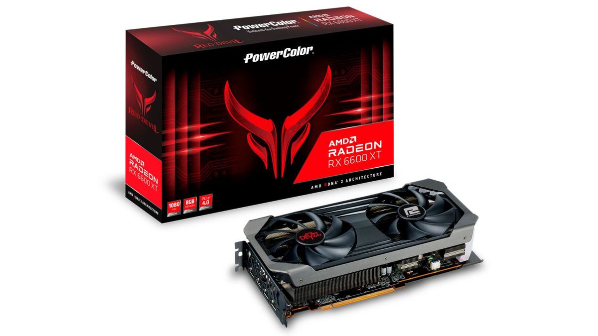 Various board partner graphics cards for the AMD RX 6600 XT