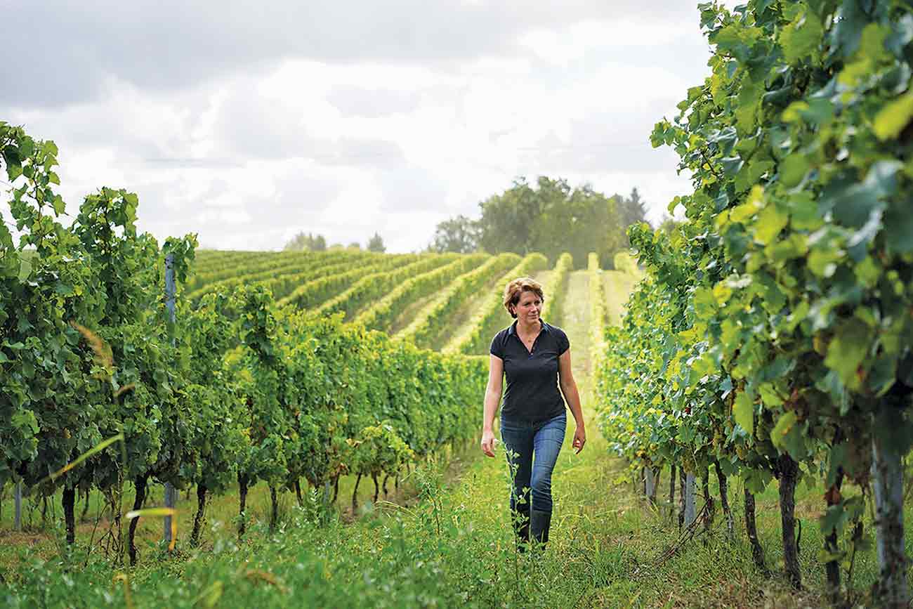 Estelle Roumage, the third-generation winemaker at Ch&amp;acirc;teau Lestrille