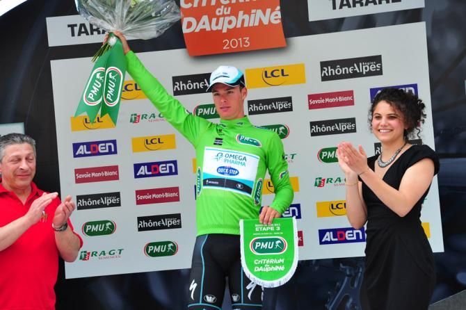 Gianni Meersman (Omega Pharma-QuickStep) remains in the points classification lead at the Dauphin&eacute;