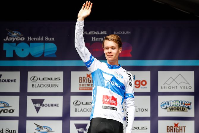 St George Continental&rsquo;s Sebastian Berwick finished second overall and was the race&rsquo;s best young rider
