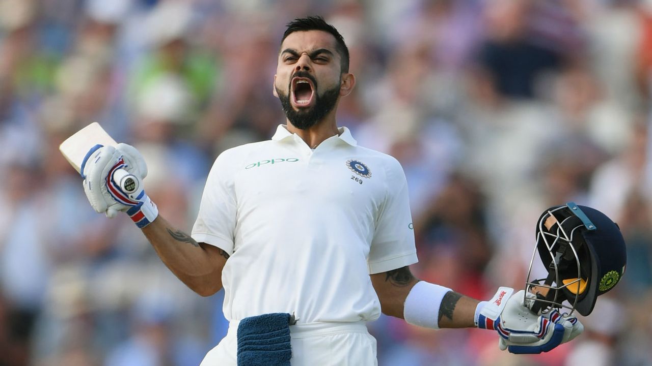 Virat Kohli century England vs. India Test Edgbaston