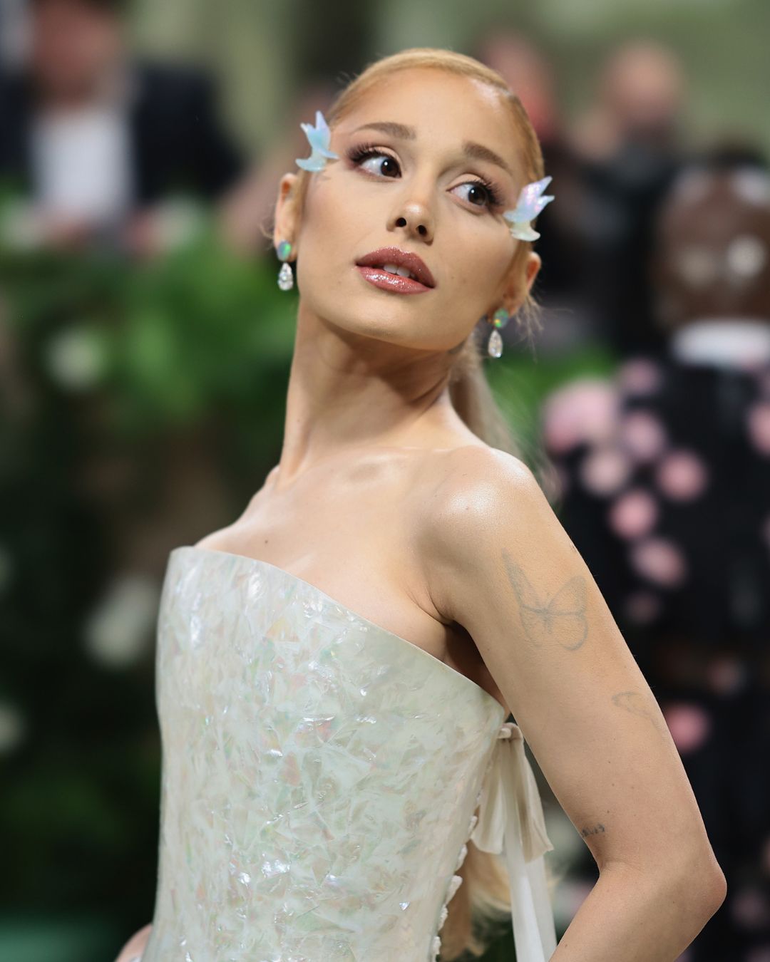 Ariana Grande attends The 2024 Met Gala Celebrating "Sleeping Beauties: Reawakening Fashion" at The Metropolitan Museum of Art on May 06, 2024 in New York City.