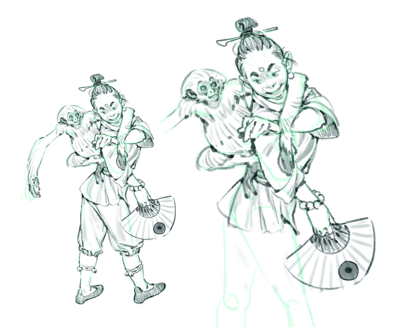 Drawing from a Character art tutorial