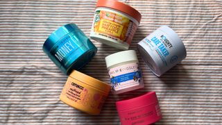 an image of some of the best hair masks we tested