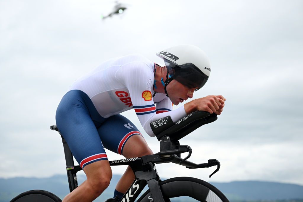 ZURICH SWITZERLAND SEPTEMBER 23 Josh Charlton of Team Great Britain sprints during the 97th UCI Cycling World Championships Zurich 2024 Mens U23 Individual Time Trial a 299km one day race from Zurich to Zurich on September 23 2024 in Zurich Switzerland Photo by Dario BelingheriGetty Images