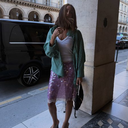 An image of a woman wearing best statement fall skirt 2026