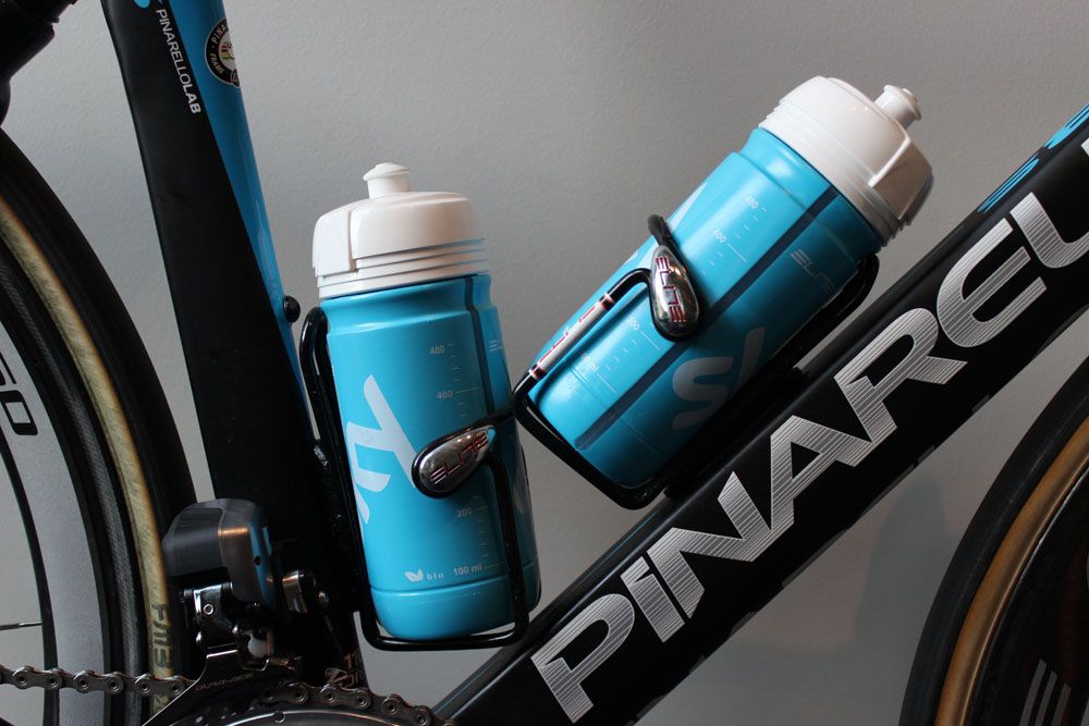 The Team Sky riders use Elite bottle cages