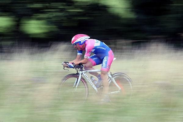 Cunego in the French wheat fields