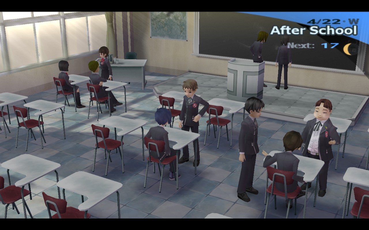 Persona 3 FES running on the PCSX2 emulator