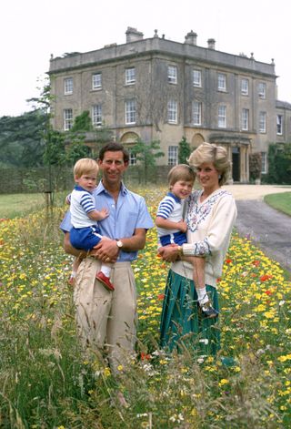 Prince Charles, Princess Diana, Prince Harry and Prince William