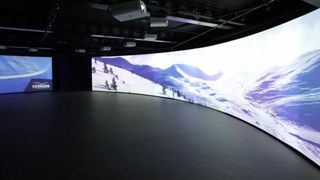 An impressive 270° twin-immersive display installed by Igloo Vision showcasing the Cairngorm Mountain.