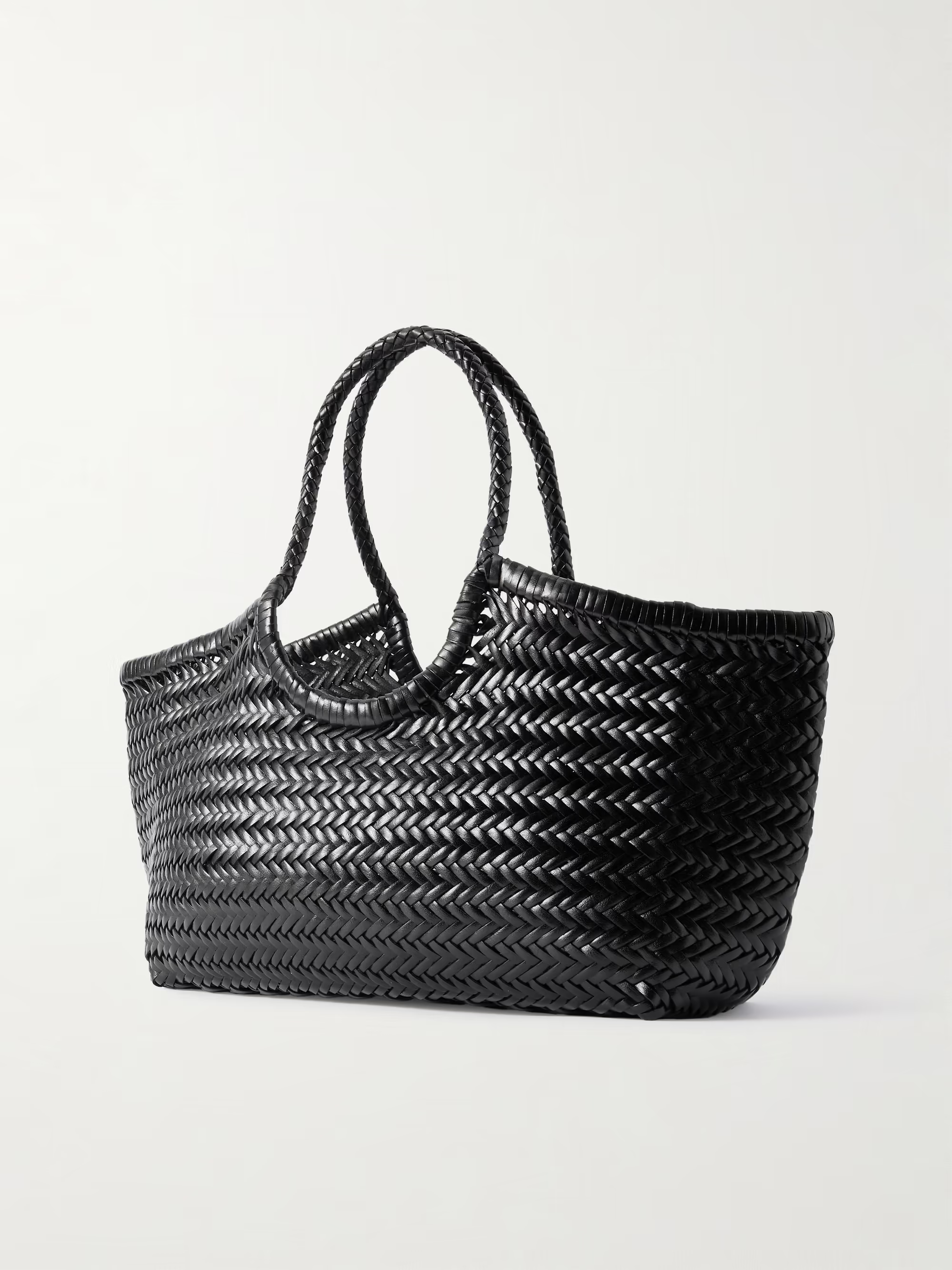DRAGON DIFFUSION, Nantucket large woven leather tote