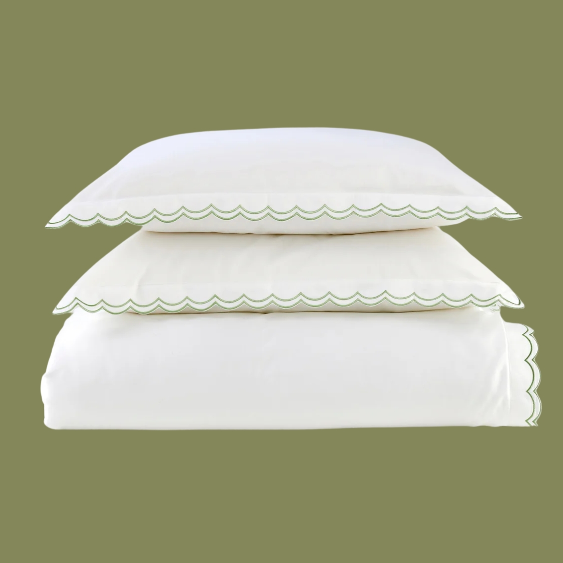 Christy, Scallop Edge Duvet Set