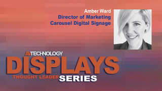 Amber Ward, Director of Marketing of Carousel Digital Signage