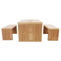 Habitat Samoa 4 Seater Eucalyptus Patio Set