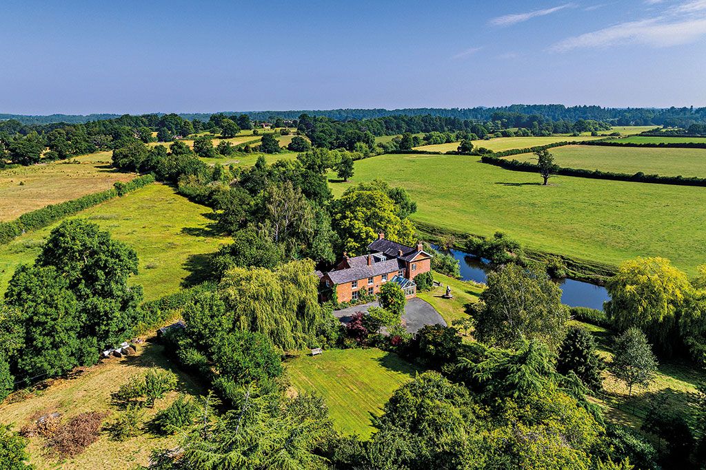 Riverside properties for sale: The River House, Bicton, Shrewsbury.