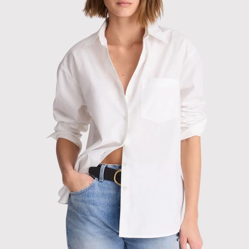 Madewell The Easy Poplin Button-Up Shirt