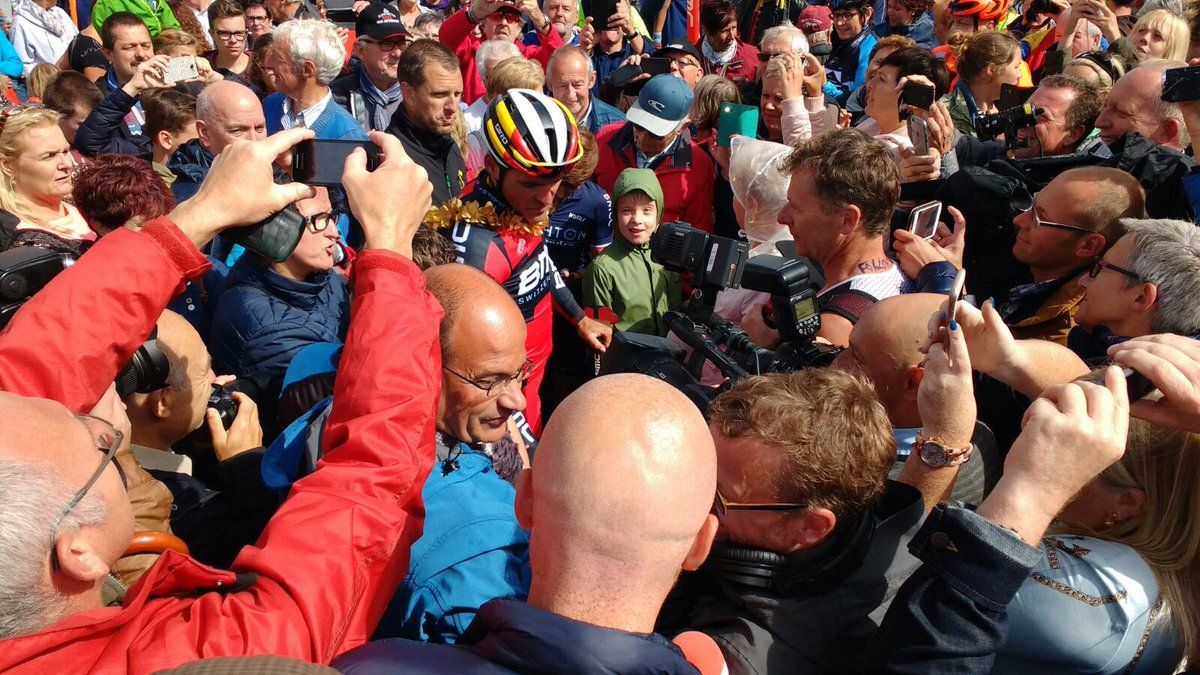 Huge crowds greet Greg Van Avermaet, the new Olympic champion