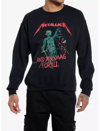 Metallica Xmas sweatshirt: Was $46.90, now $32.83