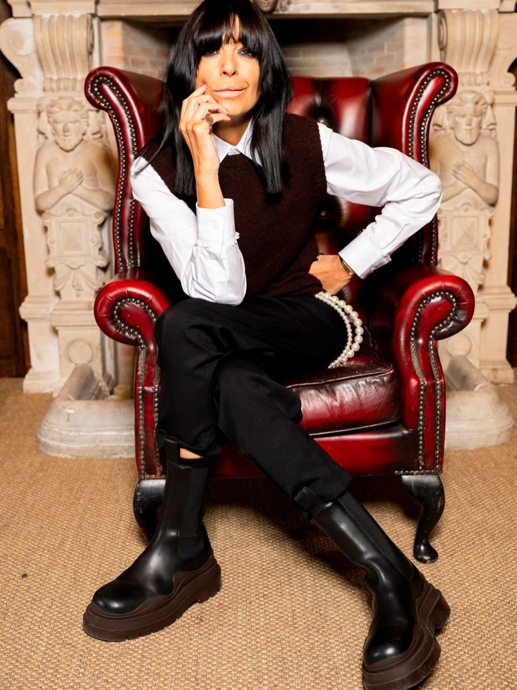 Claudia Winkleman traitors outfits