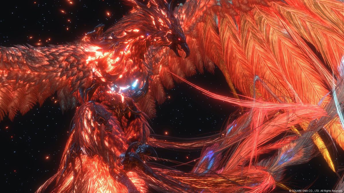 Phoenix ala PS5&#039;s Final Fantasy XVI footage