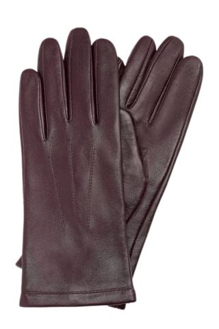 John Lewis Fleece Lined Women's Leather Gloves