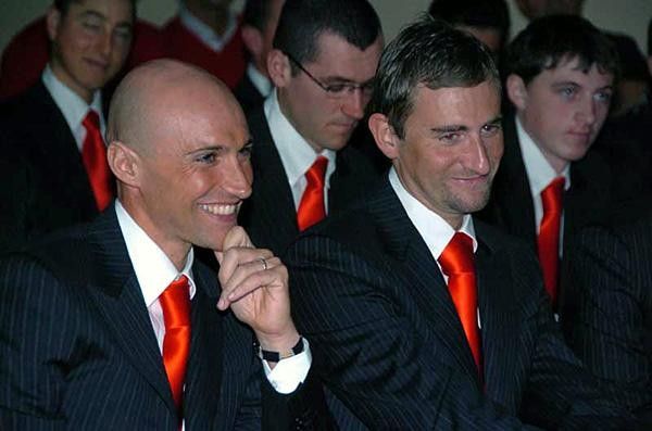 Stefano Garzelli and Frank Vandenbroucke