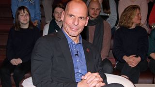 Yanis Varoufakis in 2019 in Hamburg, Germany. (Photo by Tristar Media/Getty Images)