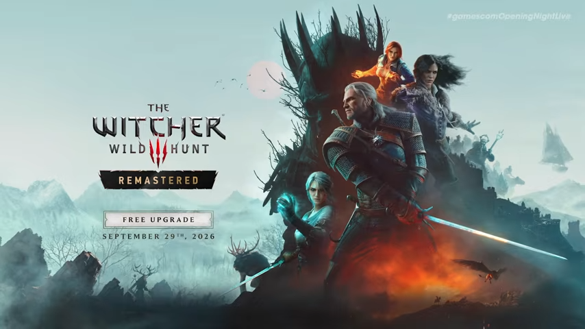 The Witcher 3 remastered free upgrade details