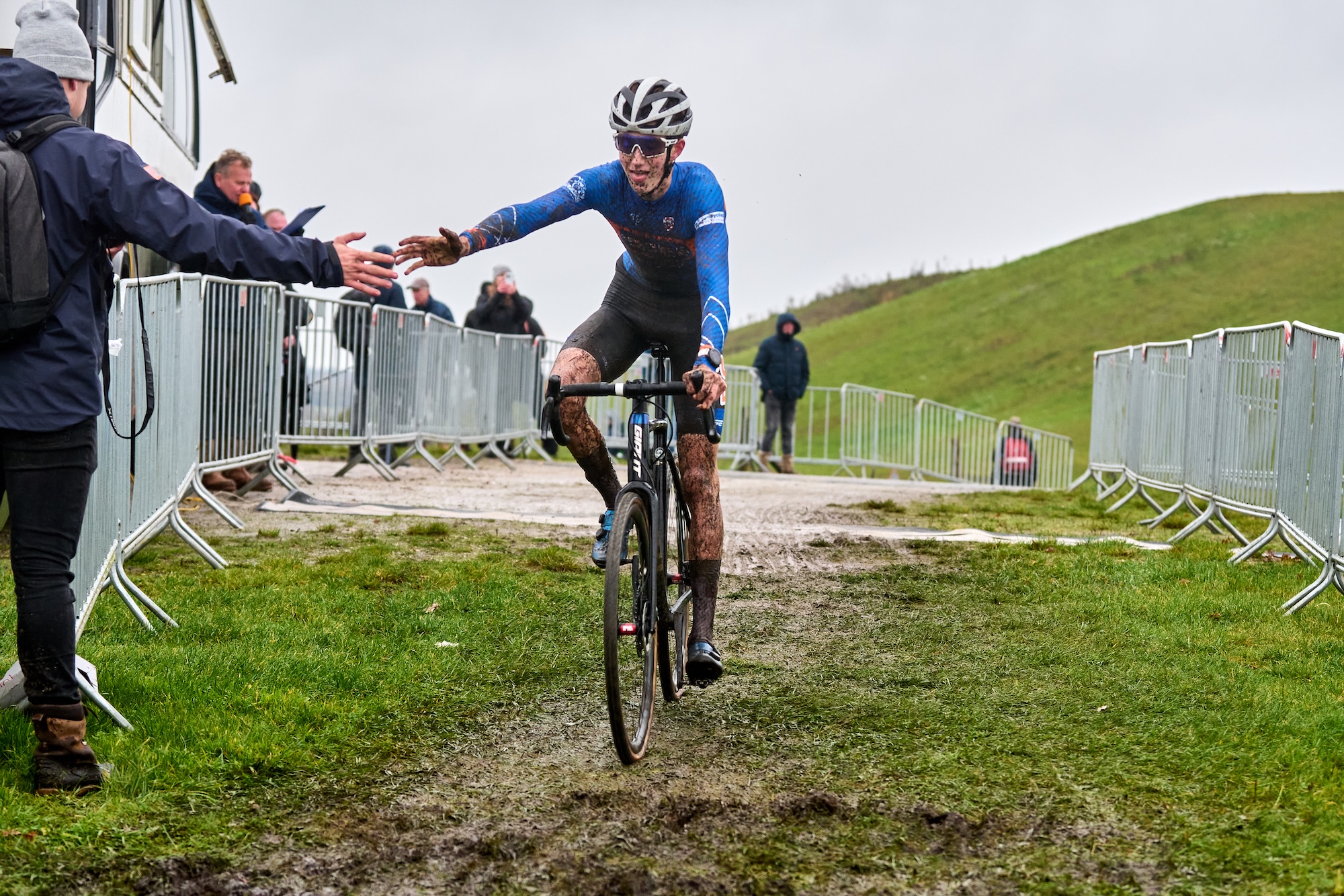 Luke Johnson, a 16-year-old from Waukesha, Wisconsin, finished third in his first European cyclocross race for ECA