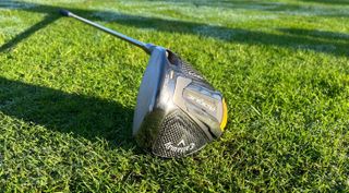 The Callaway Rogue ST Triple Diamond LS on the ground