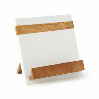  etuhome Reclaimed Wood iPad & Cookbook Holder in White