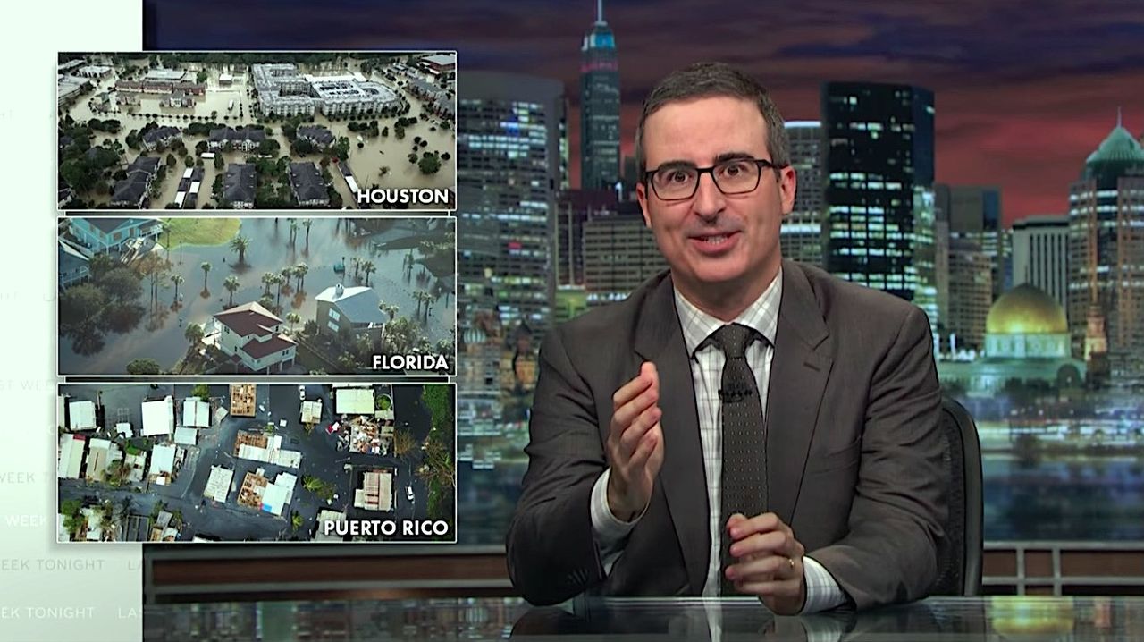 John Oliver tackles flood insurance