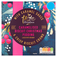 5. Taste the Difference Caramelised Biscuit Christmas Pudding, 700g - View at Sainsbury's