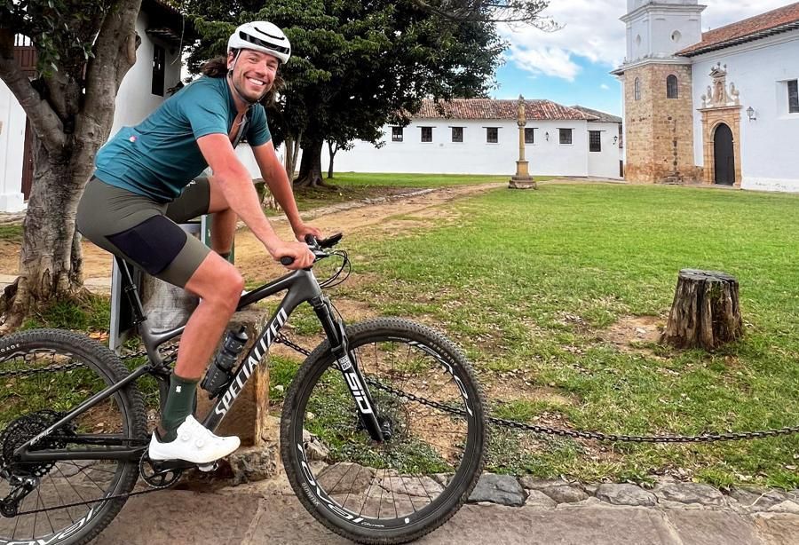 Thomas Dekker in Colombia before the start of non-stop race of 2024 Transcordilleras